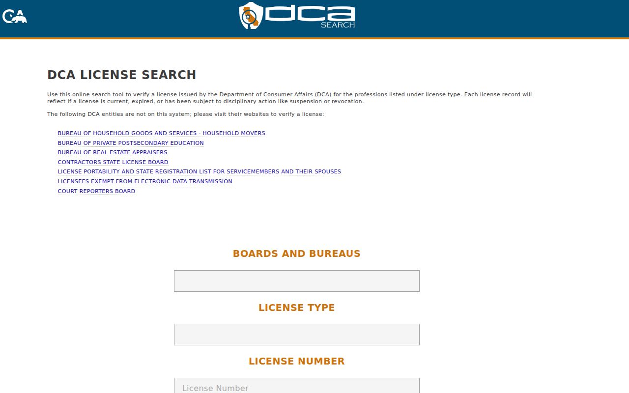 Fountain Valley people search California license records