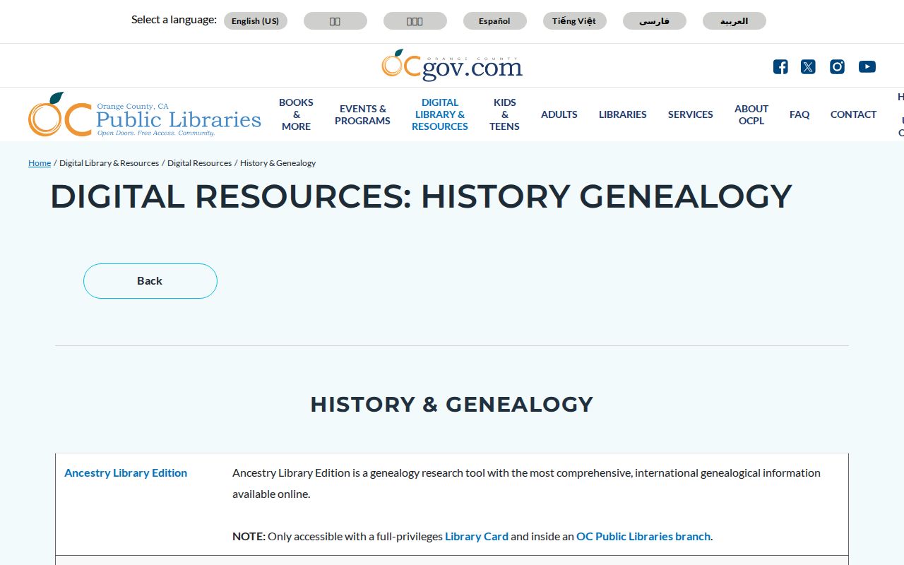 Fountain Valley people directories OCPL history and genealogy resources