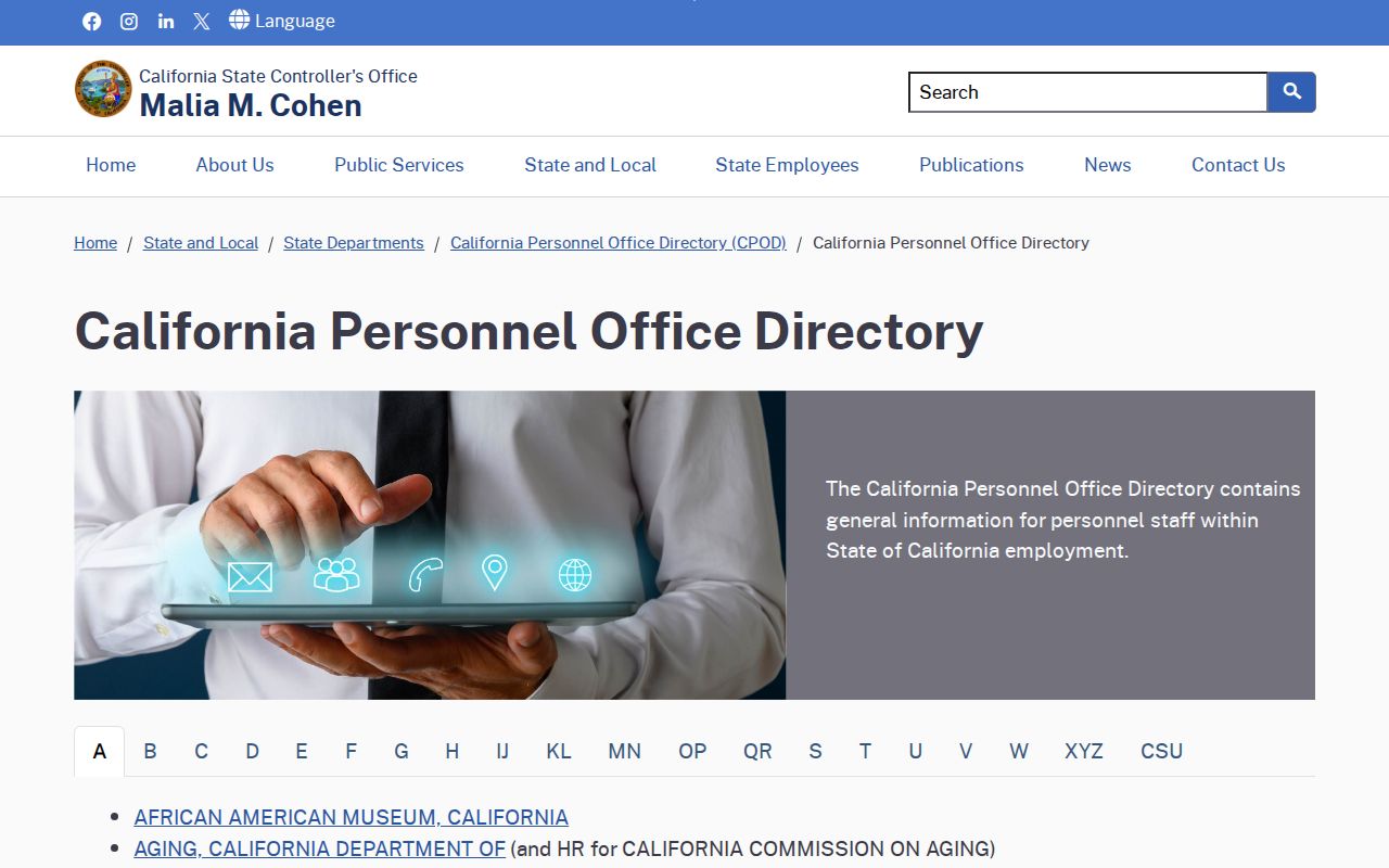 Fountain Valley people directories California Personnel Office Directory lookup
